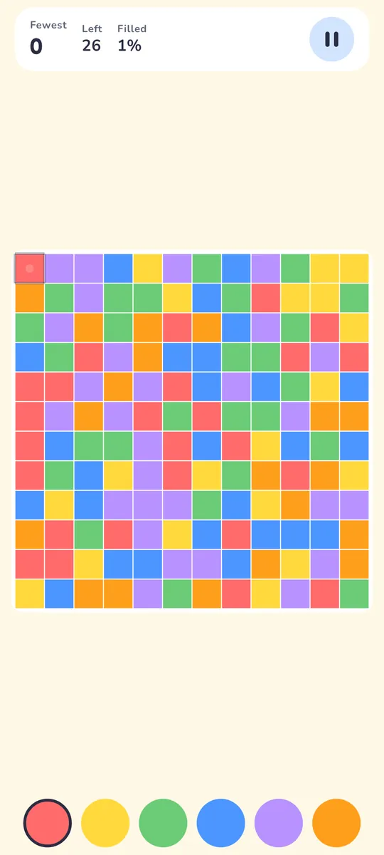 Colour Flood being played